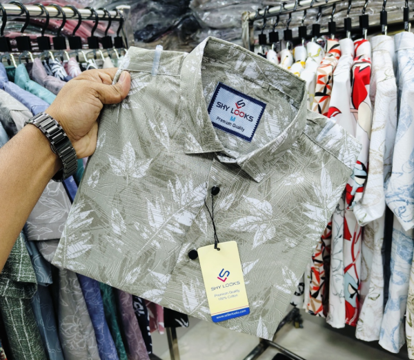 Pure Cotton Full Sleeve Print Shirt | STV003